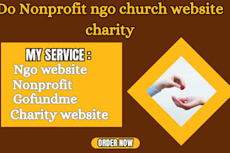 do nonprofit ngo church website charity crowdfunding promotion gofundme campaign