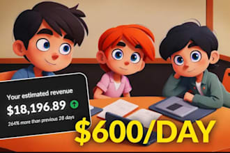 create fast viral kids learning videos for youtube animation for kids