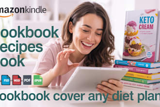write custom cookbook and ebook writing design for USA india brazil