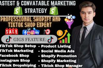 shopify store ecommerce dropshipping marketing sales tik tok shop etsy promotion