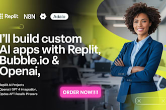 develop replit, lovable ai, cursor ai web apps and rork ai mobile app