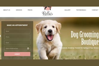 create pet toys ecommerce website pet accessories, pet grooming supplies website