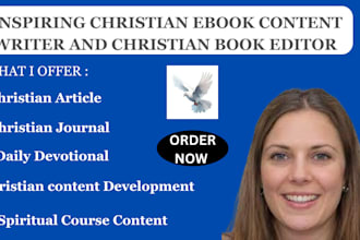 be christian book editor,sermon writing ,christian script writer,prayer journal