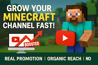 promote your USA minecraft youtube channel and videos organically
