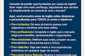 help portuguese speakers to improve their english skills