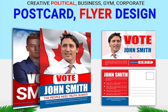 design flyer political election, postcard poster campaign flyer poster election