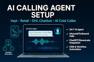 setup vapi ai calling agent, ghi chatbot, ai cold calling agent, retell, vapi