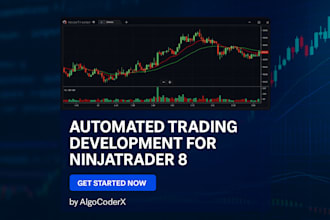 build ninjatrader 8 bot, auto order execution, indicators, trade logic scripting