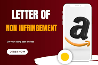 prepare amazon letter of non infringement for your brand asins reenlisting