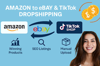 do profitable amazon to ebay or tiktok dropshipping