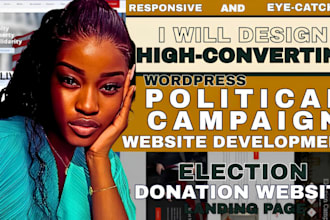 wordpress political campaign website election website politics, donation website