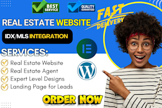 real estate agent website real estate investor website with idx mls integration