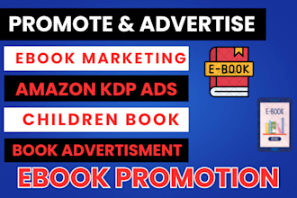 promote and advertise your ebook, kindle book, and children book on social media