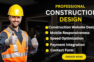 design construction roofing plumbing hvac website for contractors
