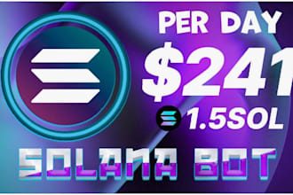 build solana arbitrage bot, solana volume bot, front running bot,ethereum volume