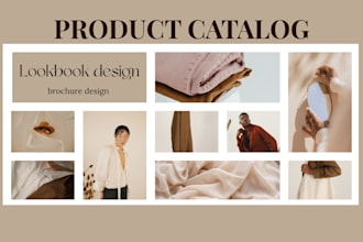 design digital product catalog lookbook  sell sheet brochure catalogue magazine