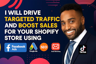 boost sales for USA shopify store, USA clothing store, facebook ads, tiktok shop