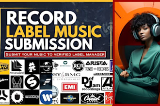 do record label submission to verified and active record label managers