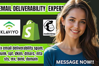 fix email deliverability spam, junk, spf, dkim, dmarc, mta sts, mx, bimi, domain