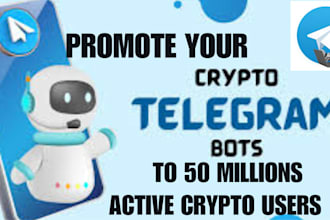 promote your telegram mini app, chat bot ai bot shop bot to 900k active users