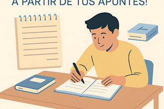 create a study guide from your class notes to help you revise faster
