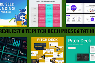 create real estate google slide investment slide bean pitch deck presentation
