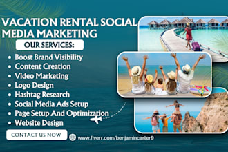 be your vacation rental social media marketing manager for vacation services