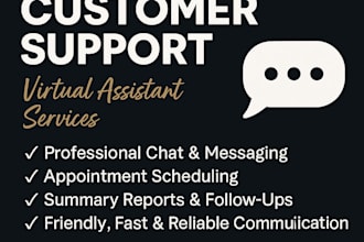 provide professional live chat and customer support