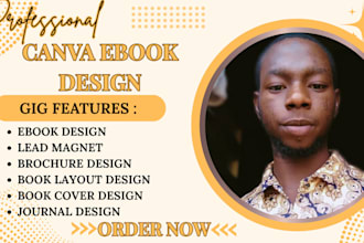 do workbook lead magnet journal canva ebook design and trifold brochure design