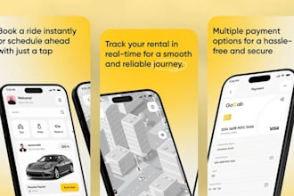 do custom taxi booking and car rental app development, luxury car service app