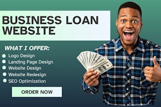 design loan website mca website mortgage website insurance website business loan