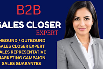 do b2b sales closer high ticket deal closer inbound sales consultant