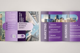 create trifold,bifold,brochure design for your business