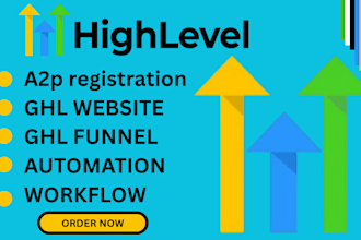 gohighlevel a2p 10dlc registration, ghl ai automation, gohighlevel funnel, crm