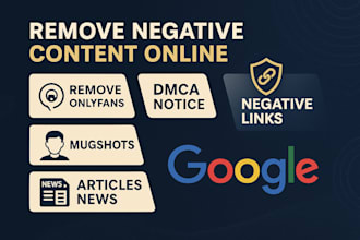 delete negative articles false bad news remove mugshots cases onlyfans  google