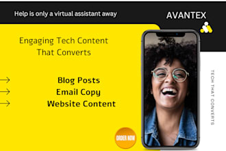 write engaging tech content for emails, blogs, and websites