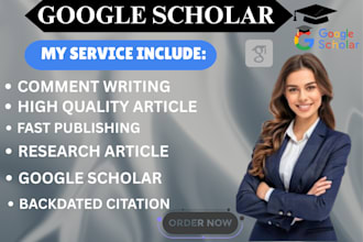 increase google scholar citation, write article and backdate citation