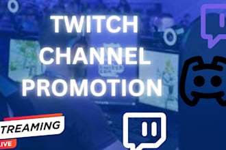 do organic twitch promotion to gain engagement an real viewers