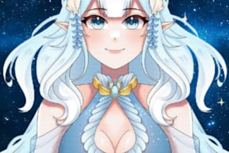 design and rig live 2d vtuber model 2dvtuber modelvtuber commission 2d anime