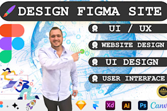 design a pixel perfect figma website ui ux prototype