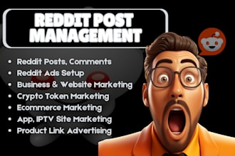 manage reddit post and comment for music blog saas product ecommerce website