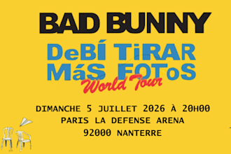 je vous fais des tickets de concerts personnalisés en fonction de la demande