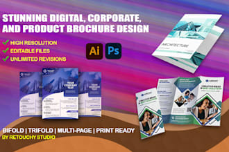 create stunning digital, corporate, and product brochure design that sells