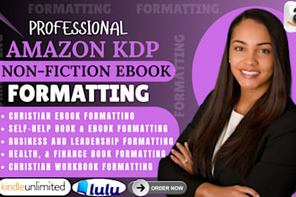 do amazon kdp non fiction book formatting, and amazon ebook formatting