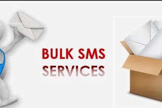 send bulk SMS, text message marketing campaign to your audience worldwide