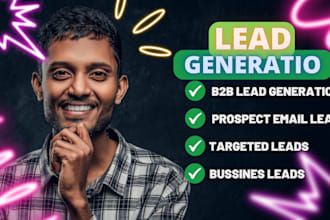 b2b lead generation, linkedin lead generation and build