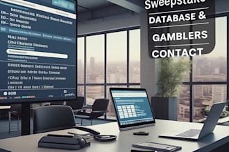 generate sweepstake player database, gamblers contact leads