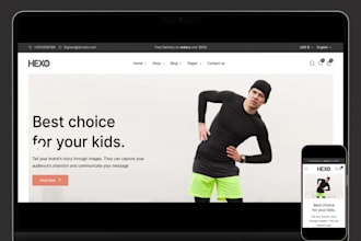 design athleisure fashion shopify store streetwear activewear clothing website