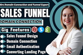 configure domain with gmail systeme io sales funnel connect squarespace domain