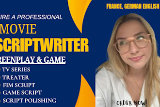 write a suitable screenplay, movies, film script, TV series, video game script